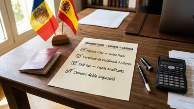 Переход налогового резидентства из Испании в Андорру без двойного налогообложения